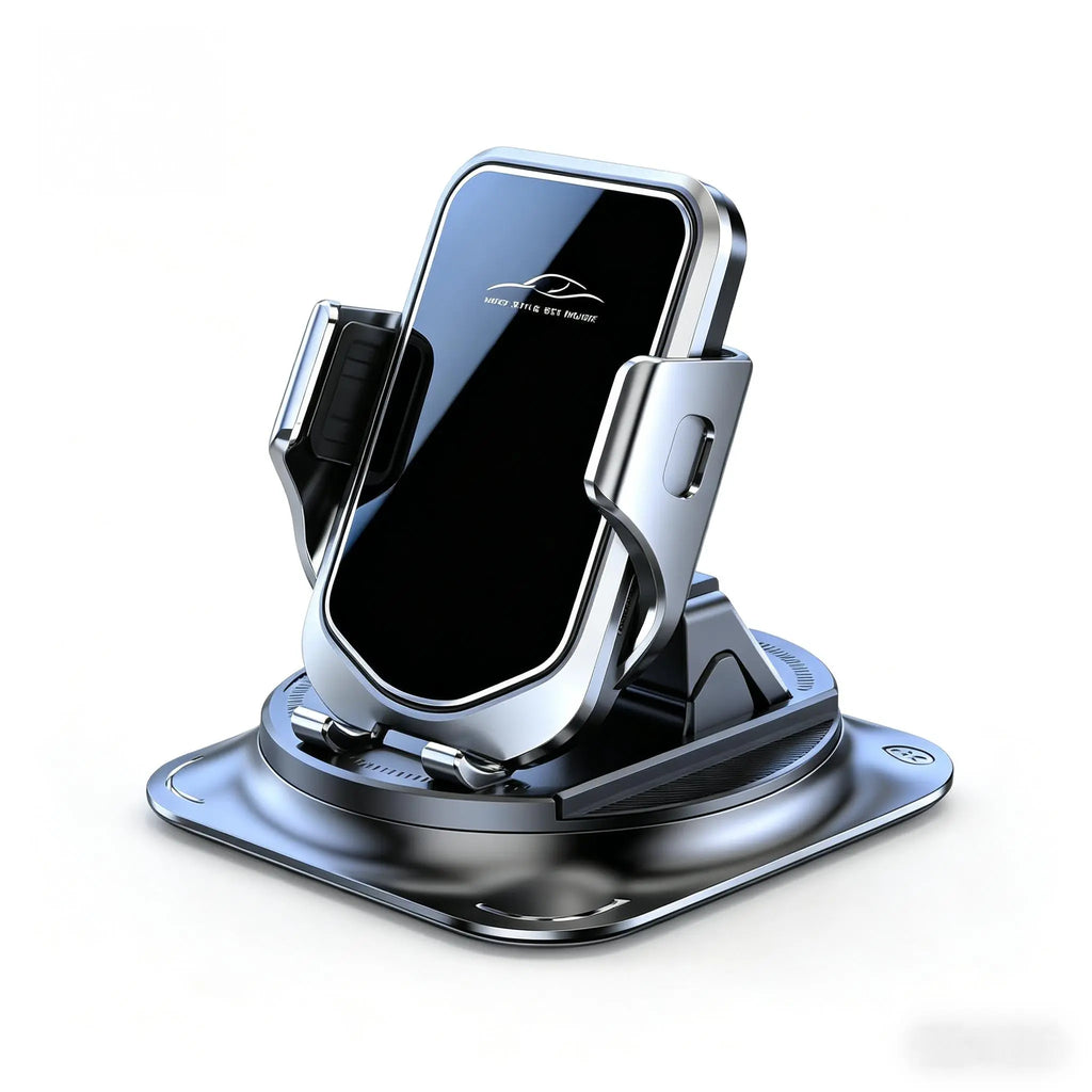 Universal 360° Rotatable Car Phone Mount, Dashboard Non-Slip Phone Holder, Stable Bracket for All Smartphones