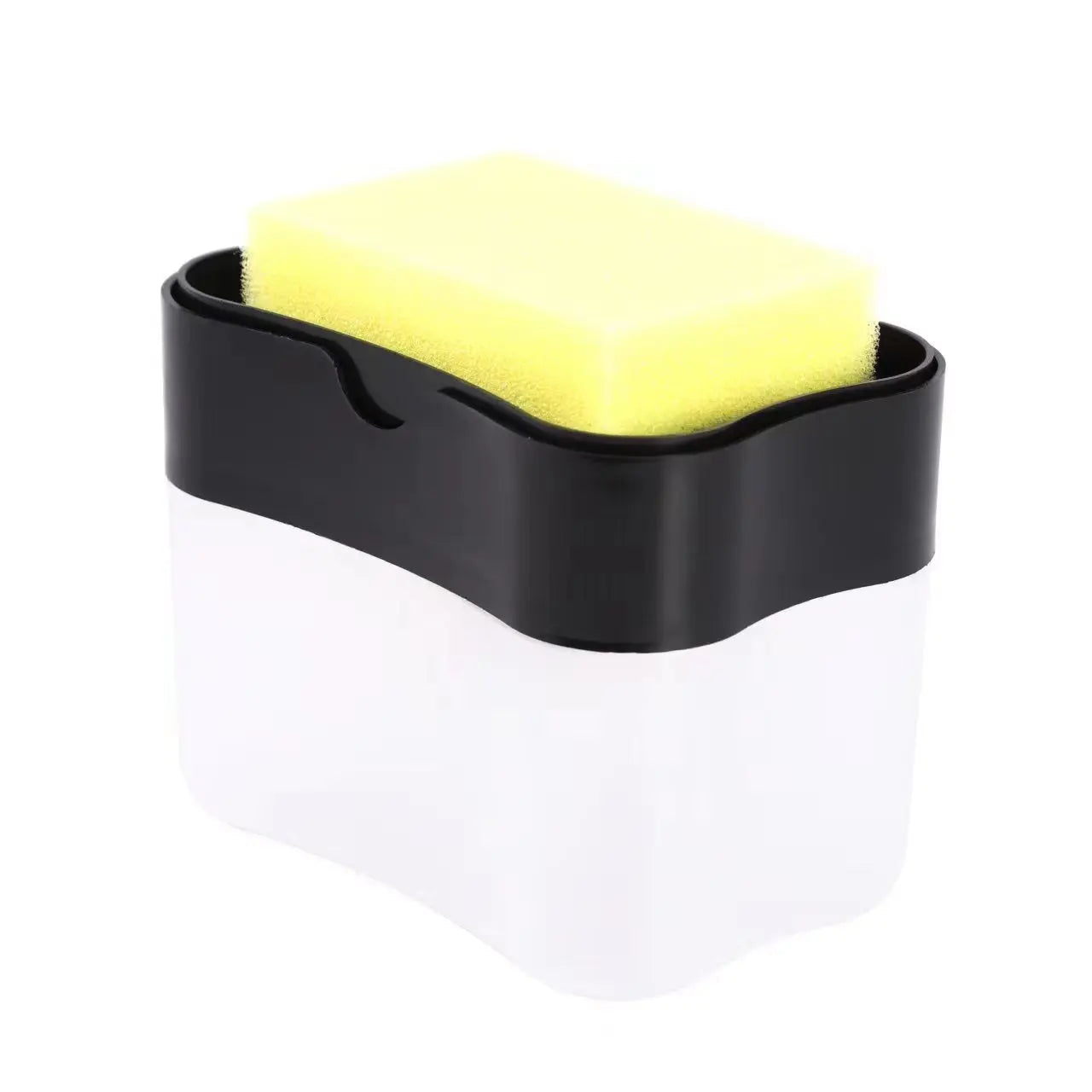 Kitchen Style Automatic Liquid Dispenser Dishwashing Brush Pot Tool Soap Dispenser with Press Cleaning Pot Brush