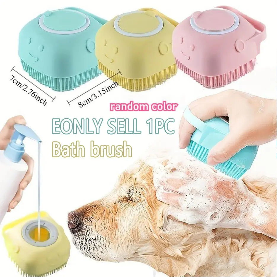 Pet Hair Removal Comb - Professional Grooming Brush and Deshedding Tool with One-Click Cleaning Mechanism for Dogs and Cats