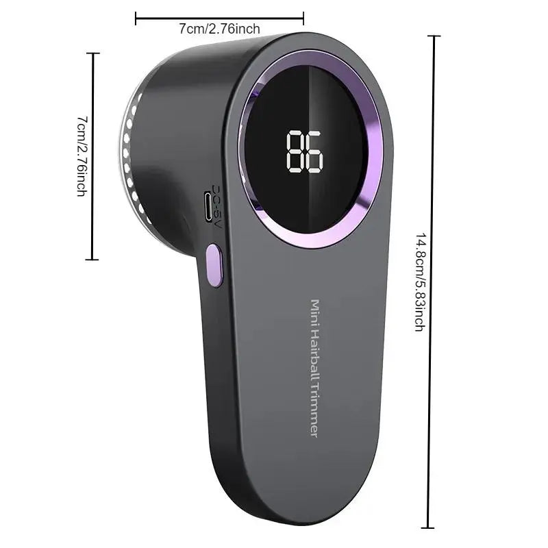 Rechargeable Portable Electric Lint Remover for Fabrics, Upholstery, and Carpets - Household Fabric Shaver for Home Use