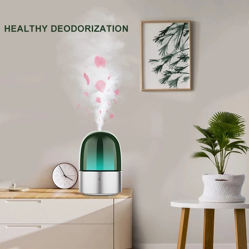 Intelligent Aromatherapy Humidifier Pure Essential Oil Ambient Light Intelligent Timing App Lication Control Home Office (