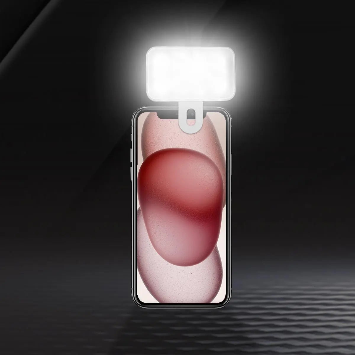 3 Color Temperature Adjustable LED Selfie Light, USB Rechargeable Clip on Phone Computer, Cellphone, Portable Mini Fill Light for Video Conference Vlog Makeup, Cell Phone Accessories, Led Smartphone Light, Cell Phone Light #GLOBAL PICKS