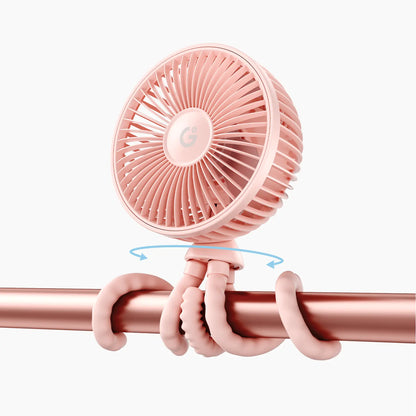 [ Auto-Oscillating | 15H Battery Life] GAIATOP Baby Stroller Fan with Mosquito Repellent, Flexible Octopus Clip-On Fan, Portable Cooling Fan for Travel Accessory, Car Seat & Nursery, Practical Family Gift Summerwins