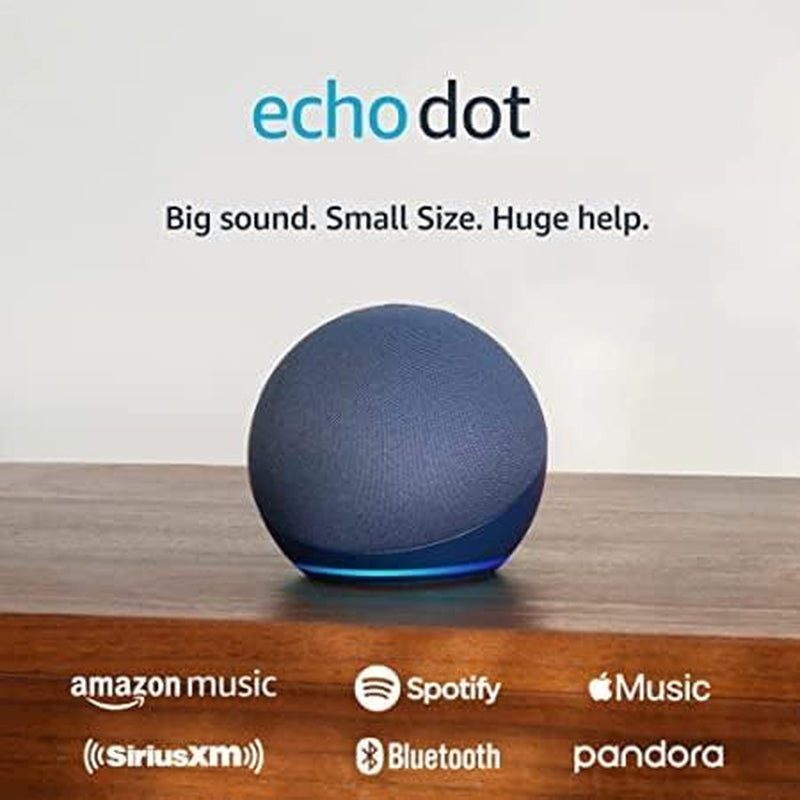 Echo Dot with  Basics Smart Color Bulb