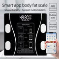 Body Fat Scale Smart Wireless Digital Bathroom Weight Scale Body Composition Analyzer with Smartphone App Bluetooth-Compatible