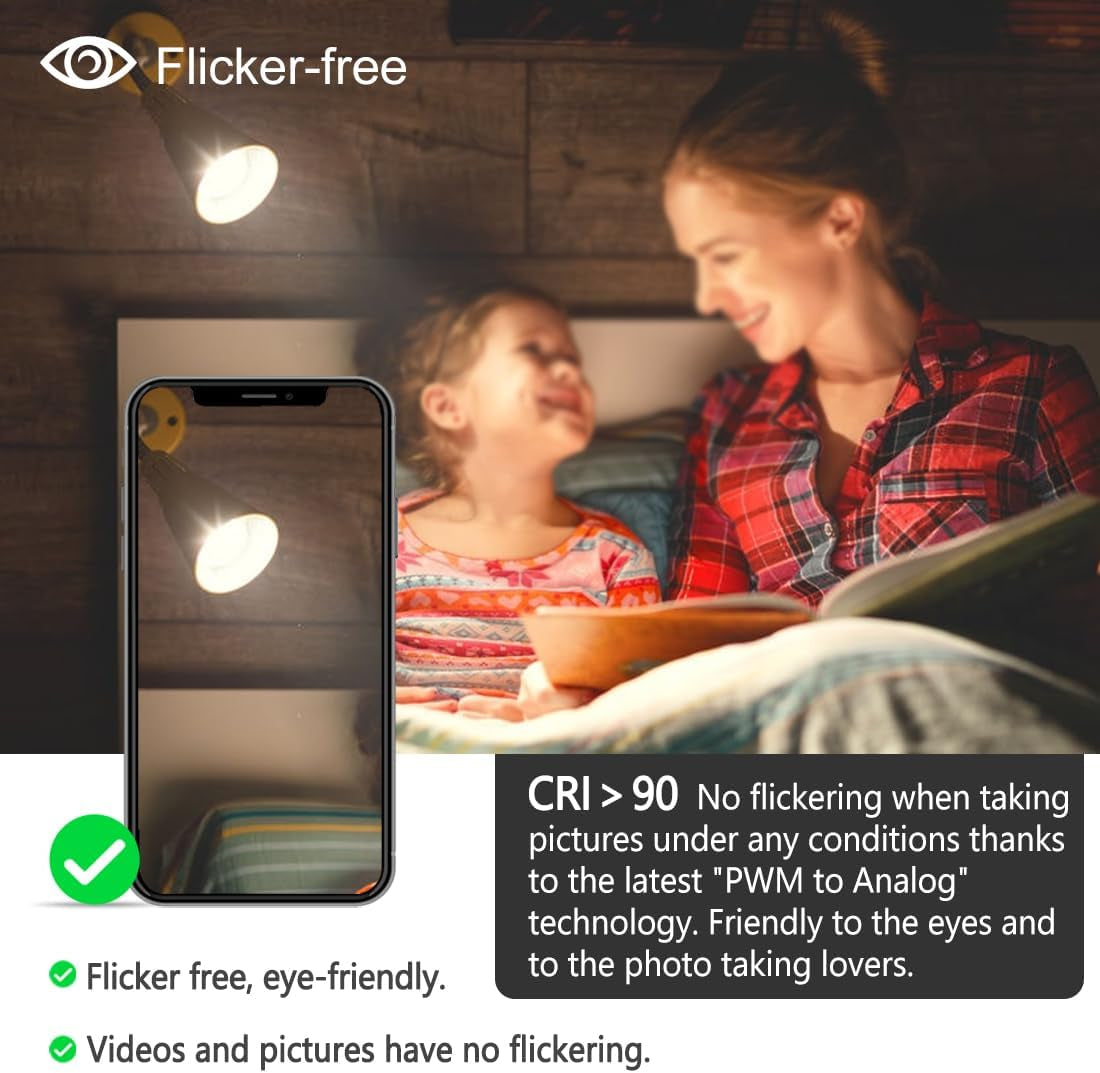Alexa Light Bulb 130W Equivalent, Smart Light Bulbs Warm White to Daylight Tunable, A19 E26 Bluetooth LED Bulbs Controlled by Brmesh APP and Alexa Only, Timing, Flicker-Free（8 Pack (8)