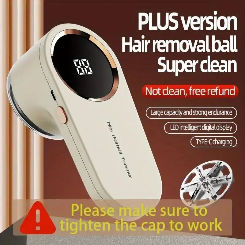 Rechargeable Portable Electric Lint Remover for Fabrics, Upholstery, and Carpets - Household Fabric Shaver for Home Use