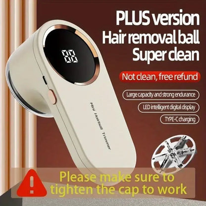 Rechargeable Portable Electric Lint Remover for Fabrics, Upholstery, and Carpets - Household Fabric Shaver for Home Use